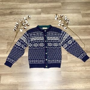 L.L. Bean Vintage Fair Isle Wool Sweater
